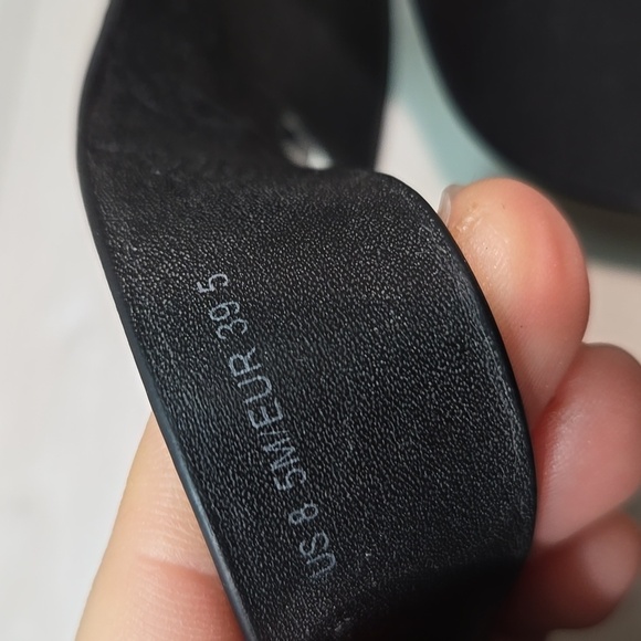 Vince Women Soutce Slingback Ankle Leather Sandals Slide shoes sz 8.5 - Picture 12 of 12